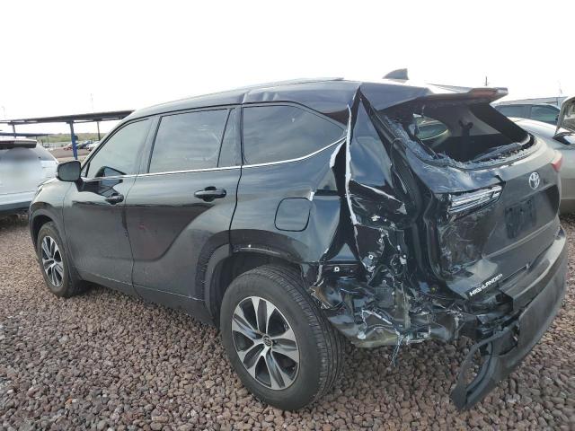 5TDHZRBH5MS533528 - 2021 TOYOTA HIGHLANDER XLE BLACK photo 2