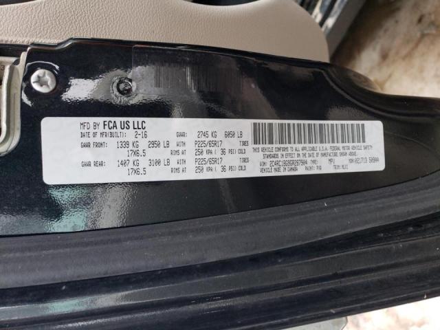 2C4RC1BG9GR287904 - 2016 CHRYSLER TOWN & COU TOURING 黑色 照片 13