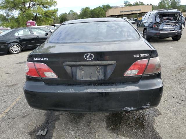 JTHBF30G930118122 - 2003 LEXUS ES 300 BLACK photo 6