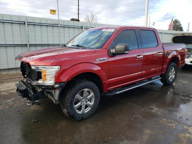 1FTEW1EP5JKD55610 - 2018 FORD F150 SUPERCREW RED photo 1