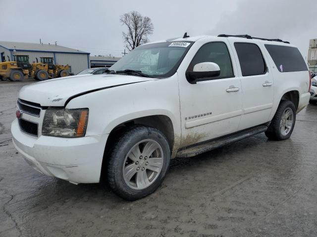 1GNFK16347J187122 - 2007 CHEVROLET SUBURBAN K1500 WHITE photo 1