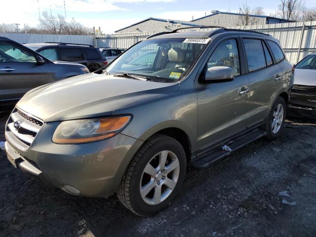 5NMSH13E58H187729 - 2008 HYUNDAI SANTA FE SE GOLD photo 1