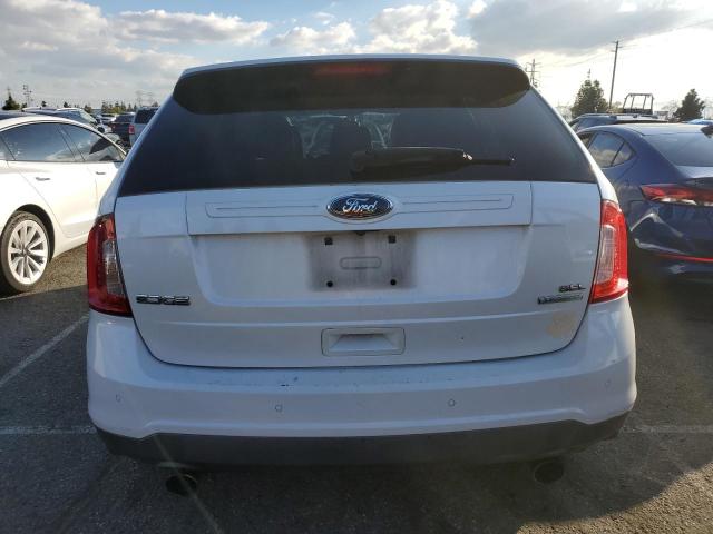 2FMDK3J92CBA93113 - 2012 FORD EDGE SEL WHITE photo 6