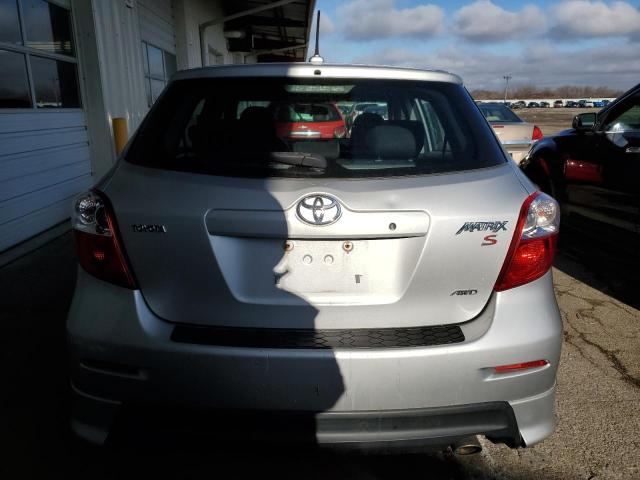 2T1LE40E49C008266 - 2009 TOYOTA COROLLA MA S SILVER photo 6