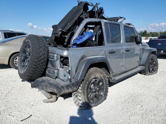 1C4HJXDN3MW519027 - 2021 JEEP WRANGLER U SPORT ნაცრისფერი ფოტო 3
