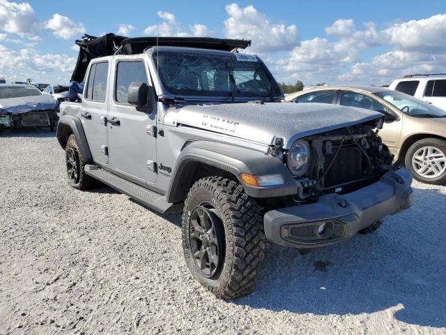 1C4HJXDN3MW519027 - 2021 JEEP WRANGLER U SPORT ნაცრისფერი ფოტო 4