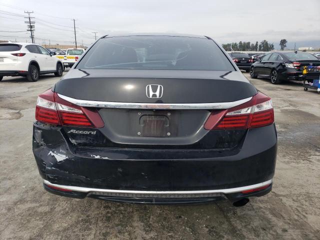 1HGCR2F30HA283104 - 2017 HONDA ACCORD LX BLACK photo 6