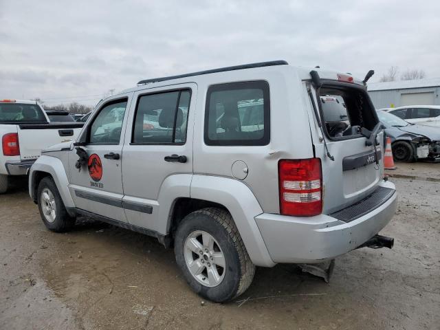 1C4PJLAK5CW178744 - 2012 JEEP LIBERTY SPORT SILVER photo 2