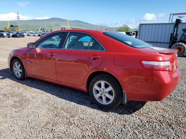 4T1BE46K27U046289 - 2007 TOYOTA CAMRY CE RED photo 2