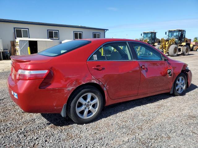 4T1BE46K27U046289 - 2007 TOYOTA CAMRY CE RED photo 3