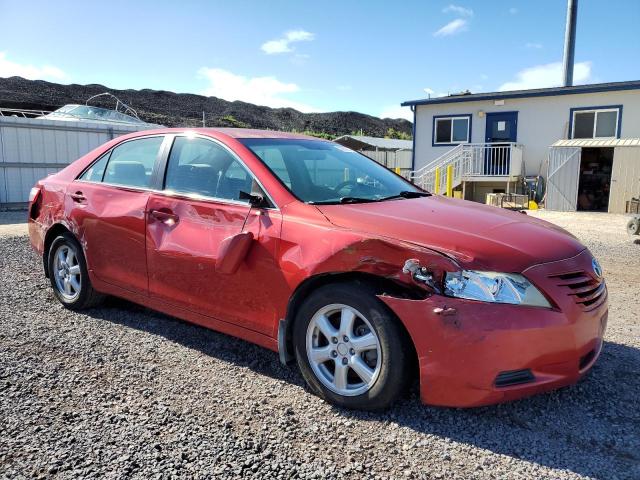 4T1BE46K27U046289 - 2007 TOYOTA CAMRY CE RED photo 4