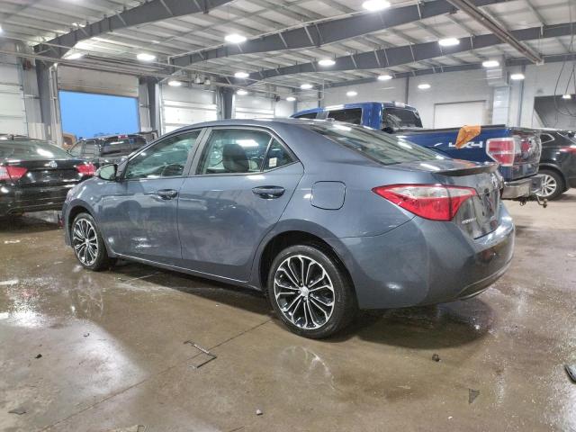 2T1BURHE7EC136642 - 2014 TOYOTA COROLLA L GRAY photo 2