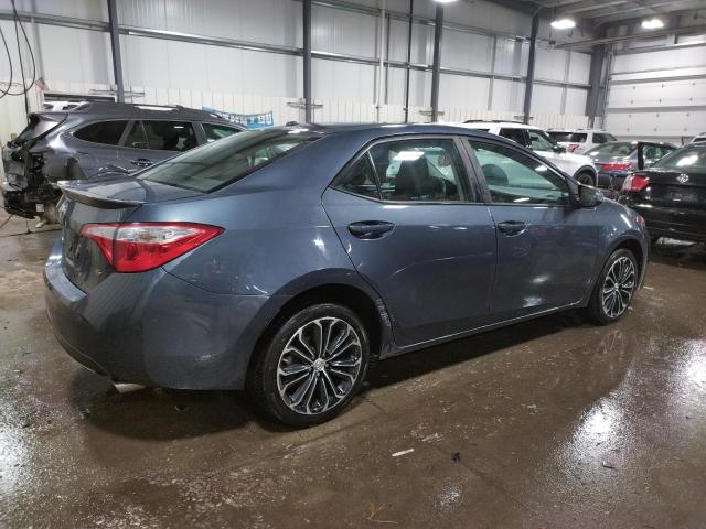 2T1BURHE7EC136642 - 2014 TOYOTA COROLLA L GRAY photo 3