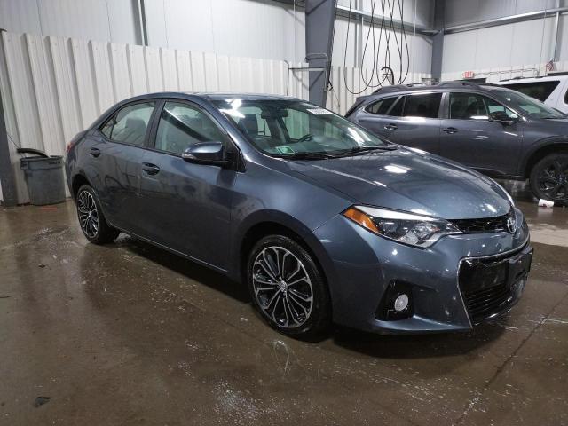 2T1BURHE7EC136642 - 2014 TOYOTA COROLLA L GRAY photo 4