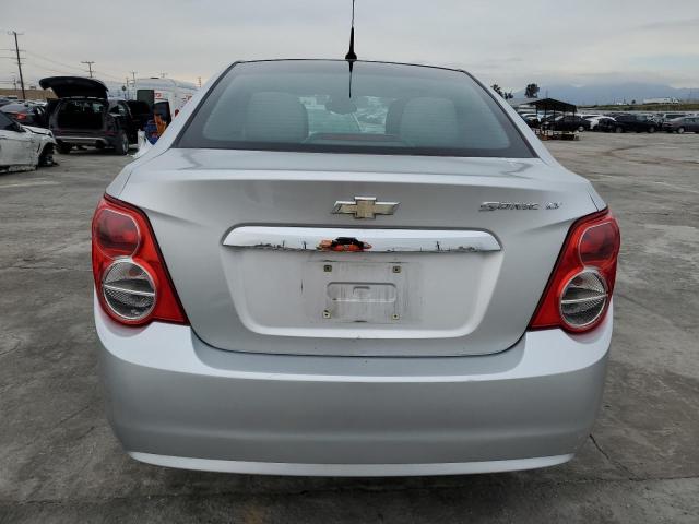 1G1JC5SH1D4100689 - 2013 CHEVROLET SONIC LT SILVER photo 6