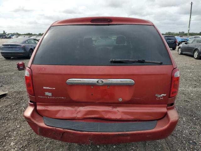 1C4GP44361B186638 - 2001 CHRYSLER TOWN & COU LX RED photo 6