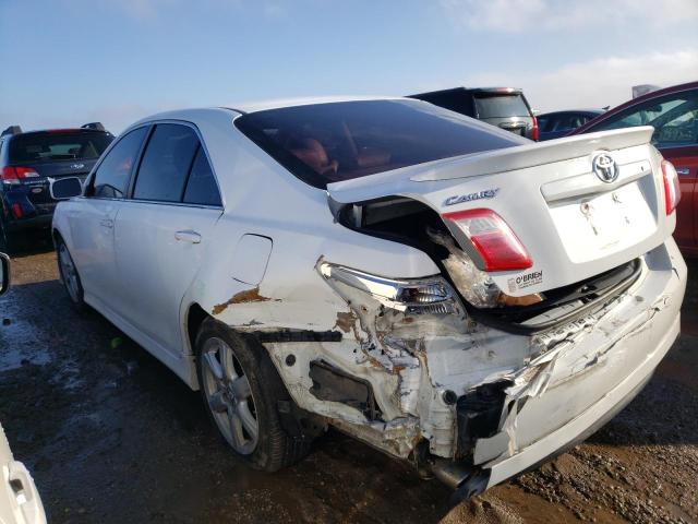 4T1BK46K19U577639 - 2009 TOYOTA CAMRY SE WHITE photo 2