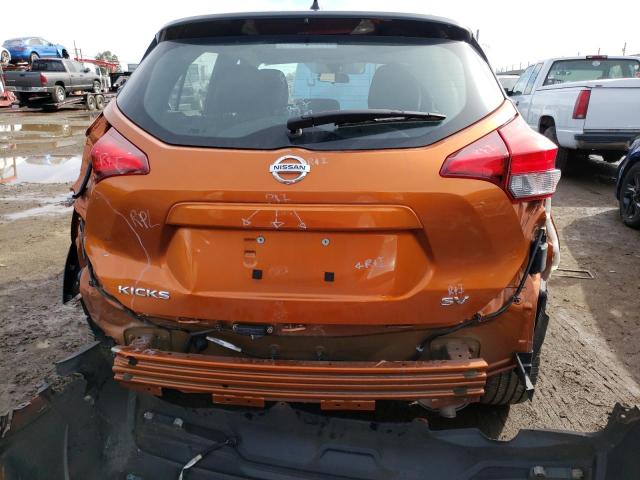 3N1CP5CV9LL535254 - 2020 NISSAN KICKS SV ORANGE photo 6