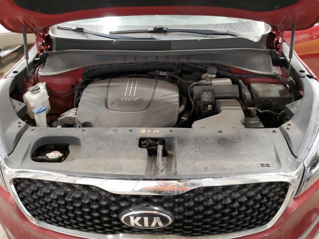 5XYPHDA5XGG075222 - 2016 KIA SORENTO EX RED photo 11