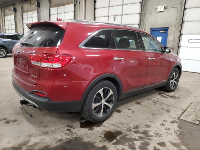 5XYPHDA5XGG075222 - 2016 KIA SORENTO EX RED photo 3