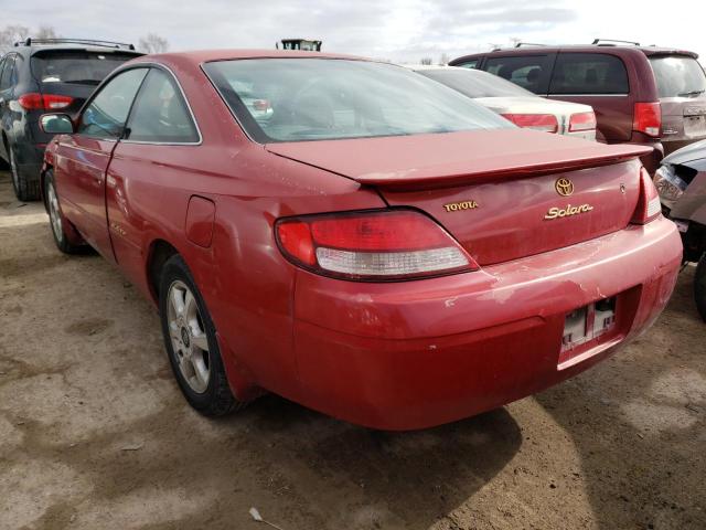 2T1CF28P0YC390611 - 2000 TOYOTA CAMRY SOLA SE RED photo 2