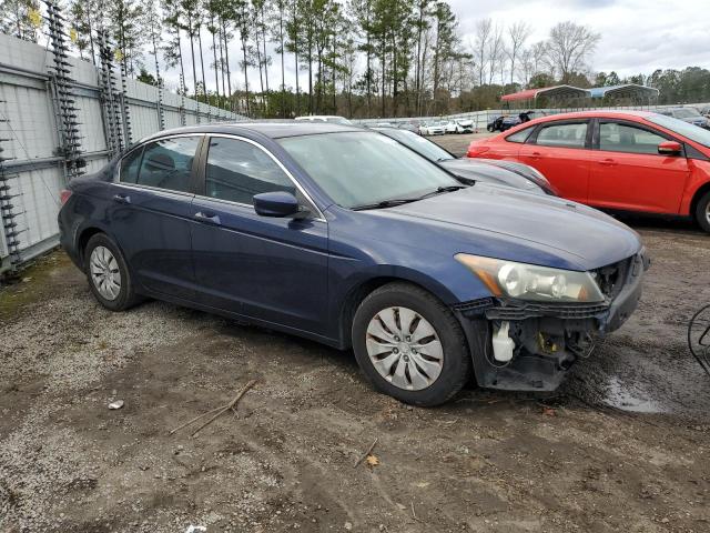 1HGCP26389A105996 - 2009 HONDA ACCORD LX BLUE photo 4