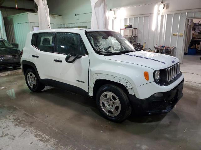 ZACCJAAB7HPF57865 - 2017 JEEP RENEGADE S თეთრი ფოტო 4