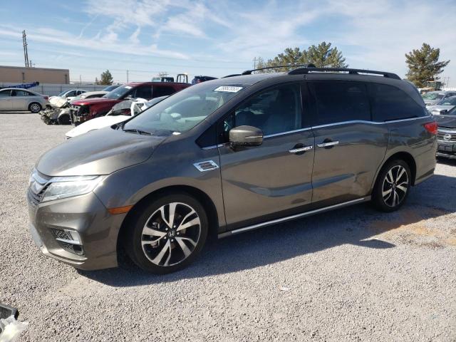 5FNRL6H93JB050222 - 2018 HONDA ODYSSEY ELITE Marrón foto 1