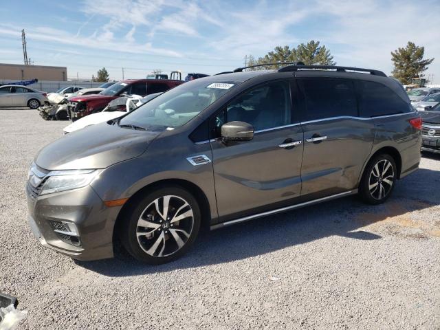 5FNRL6H93JB050222 - 2018 HONDA ODYSSEY ELITE BROWN photo 1