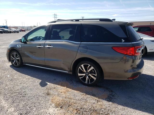 5FNRL6H93JB050222 - 2018 HONDA ODYSSEY ELITE BROWN photo 2