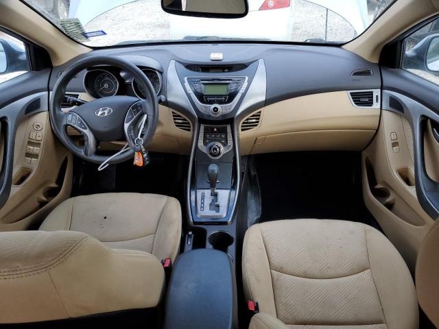 KMHDH4AE6DU492572 - 2013 HYUNDAI ELANTRA GLS BLUE photo 8