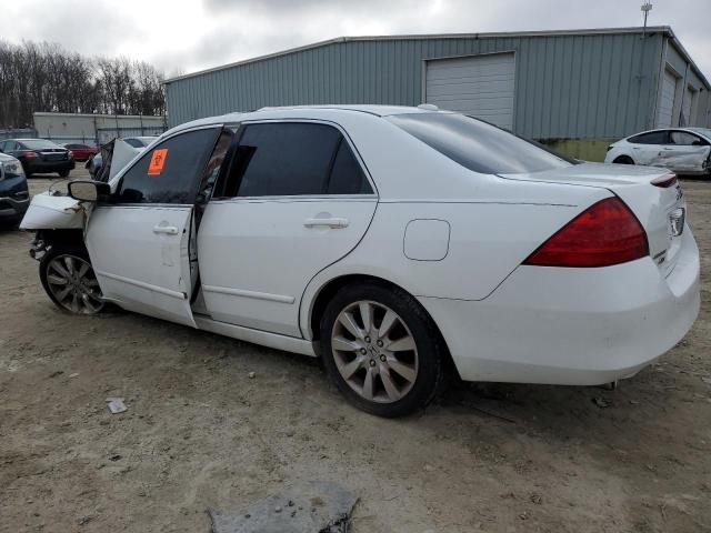 1HGCM66547A073014 - 2007 HONDA ACCORD EX WHITE photo 2