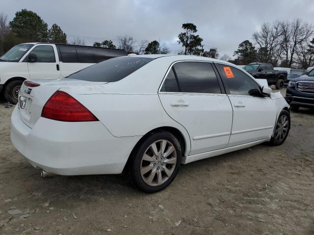 1HGCM66547A073014 - 2007 HONDA ACCORD EX WHITE photo 3