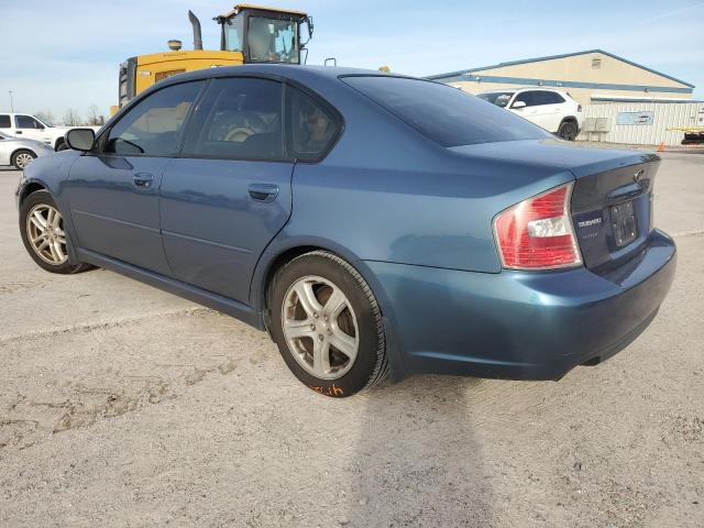 4S3BL616857227828 - 2005 SUBARU LEGACY 2.5I TEAL photo 2