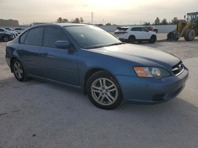 4S3BL616857227828 - 2005 SUBARU LEGACY 2.5I TEAL photo 4