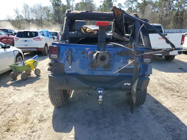 1J4GA39129L783109 - 2009 JEEP WRANGLER U X BLUE photo 6