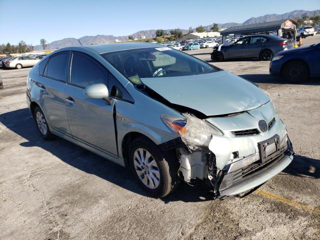 JTDKN3DP6D3043779 - 2013 TOYOTA PRIUS PLUG TURQUOISE photo 4