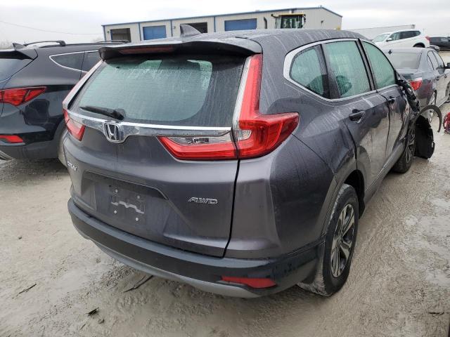 2HKRW6H35KH224278 - 2019 HONDA CR-V LX GRAY photo 3