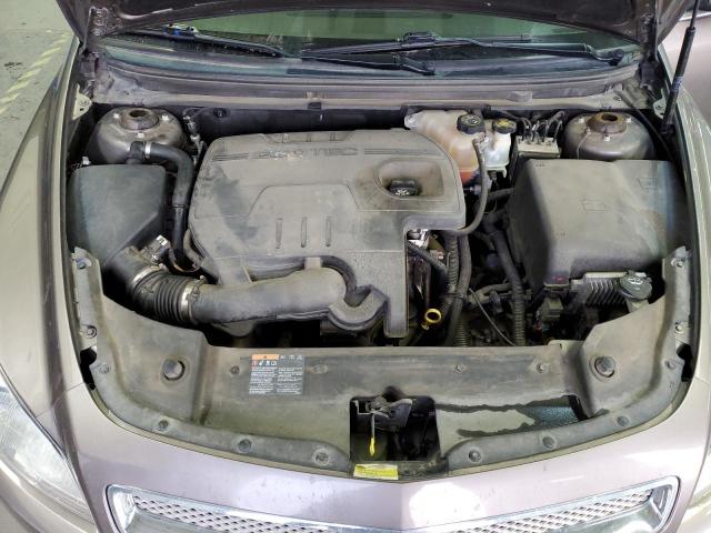 1G1ZE5E05CF142952 - 2012 CHEVROLET MALIBU LTZ ყავისფერი ფოტო 11