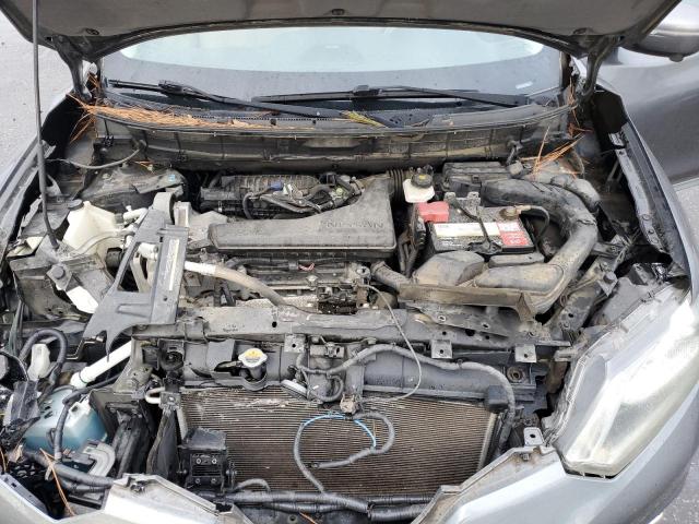 5N1AT2MT9FC764735 - 2015 NISSAN ROGUE S GRAY photo 11