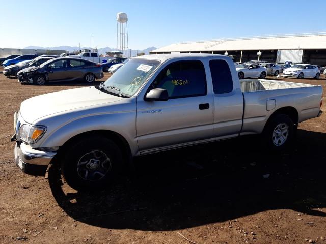 5TEVL52N64Z455279 - 2004 TOYOTA TACOMA XTRACAB SILVER photo 1