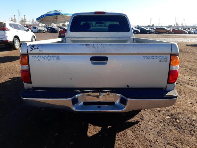 5TEVL52N64Z455279 - 2004 TOYOTA TACOMA XTRACAB SILVER photo 6