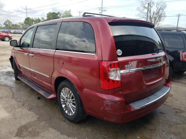 2A4RR6DG1BR655990 - 2011 CHRYSLER TOWN & COU LIMITED RED photo 3