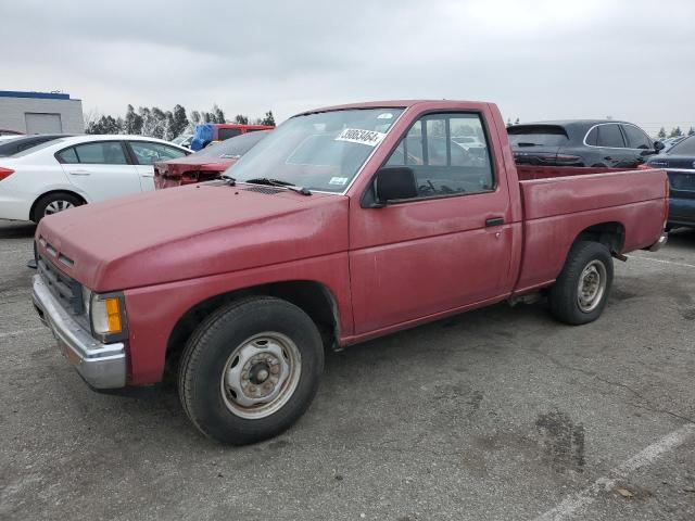 1N6SD11S6NC374179 - 1992 NISSAN TRUCK SHORT WHEELBASE BURGUNDY photo 1