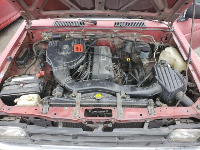 1N6SD11S6NC374179 - 1992 NISSAN TRUCK SHORT WHEELBASE BURGUNDY photo 11