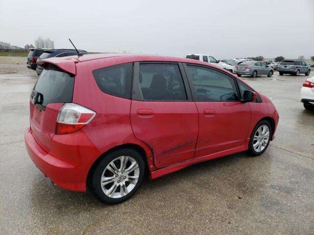 JHMGE87409S023186 - 2009 HONDA FIT SPORT RED photo 3