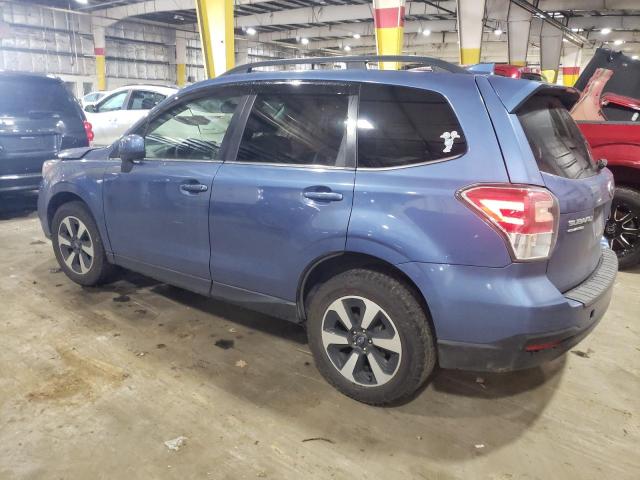 JF2SJAJCXHH510973 - 2017 SUBARU FORESTER 2.5I LIMITED BLUE photo 2