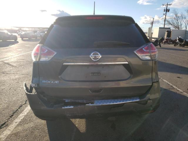 JN8AT2MT5GW030554 - 2016 NISSAN ROGUE S GRAY photo 6