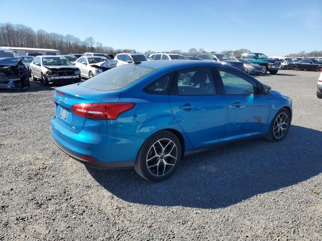 1FADP3H27HL220742 - 2017 FORD FOCUS SEL BLUE photo 3