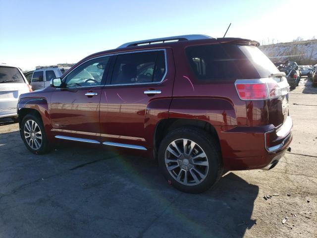 2GKFLVE35G6327579 - 2016 GMC TERRAIN DENALI RED photo 2